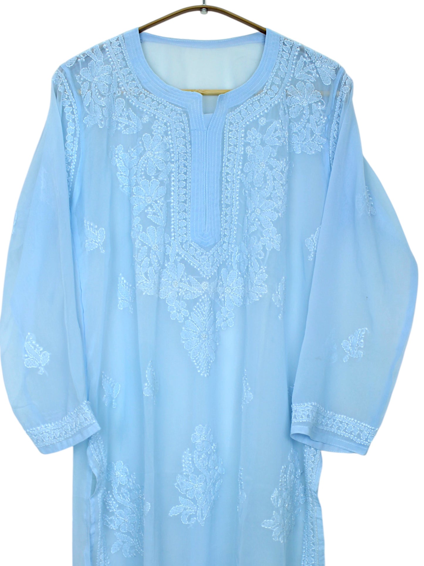 LAYLA SKY BLUE GEORGETTE KURTA