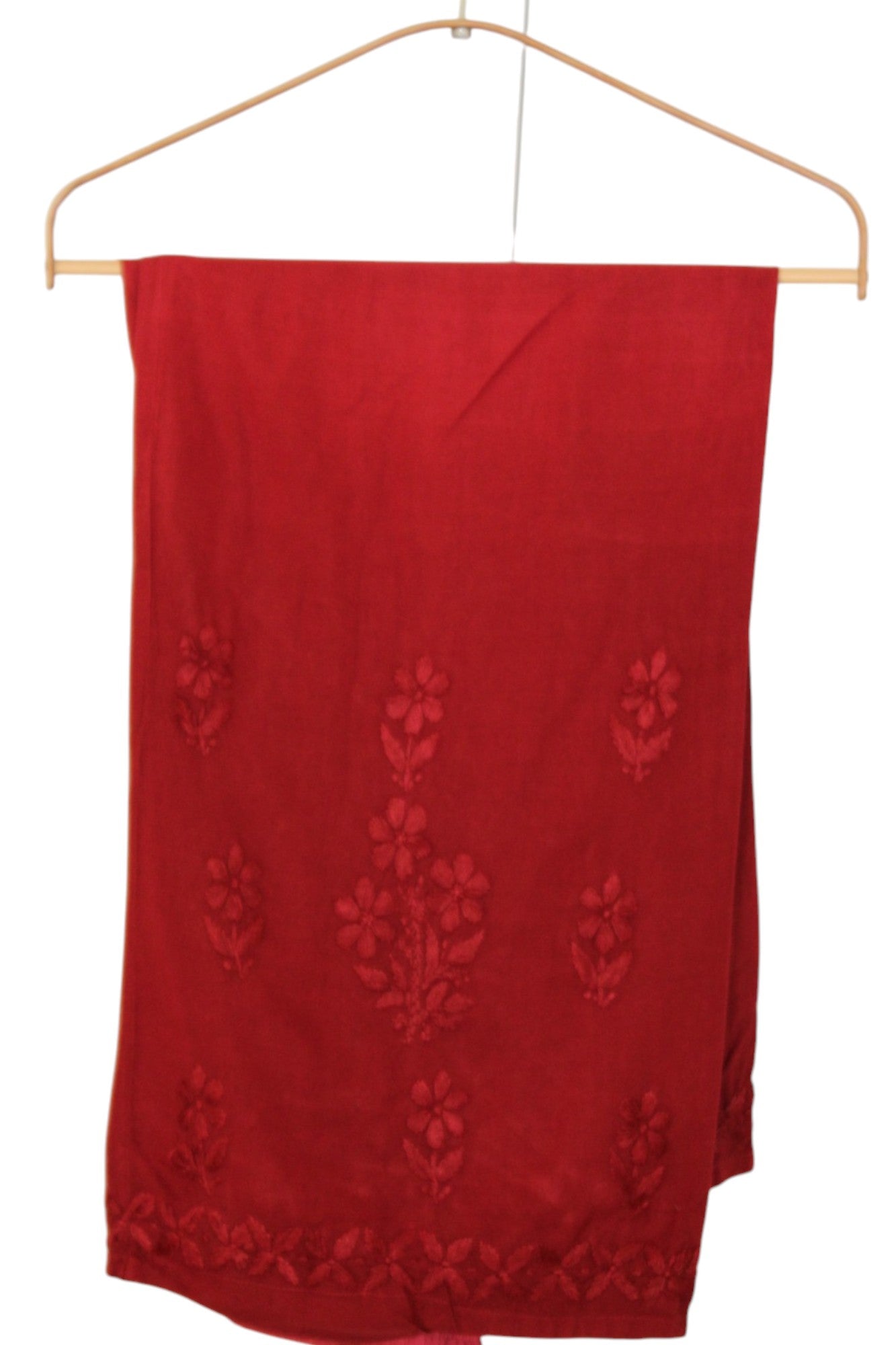 MAROON DUAL SHADE RAYON KURTA PALAZZO SET