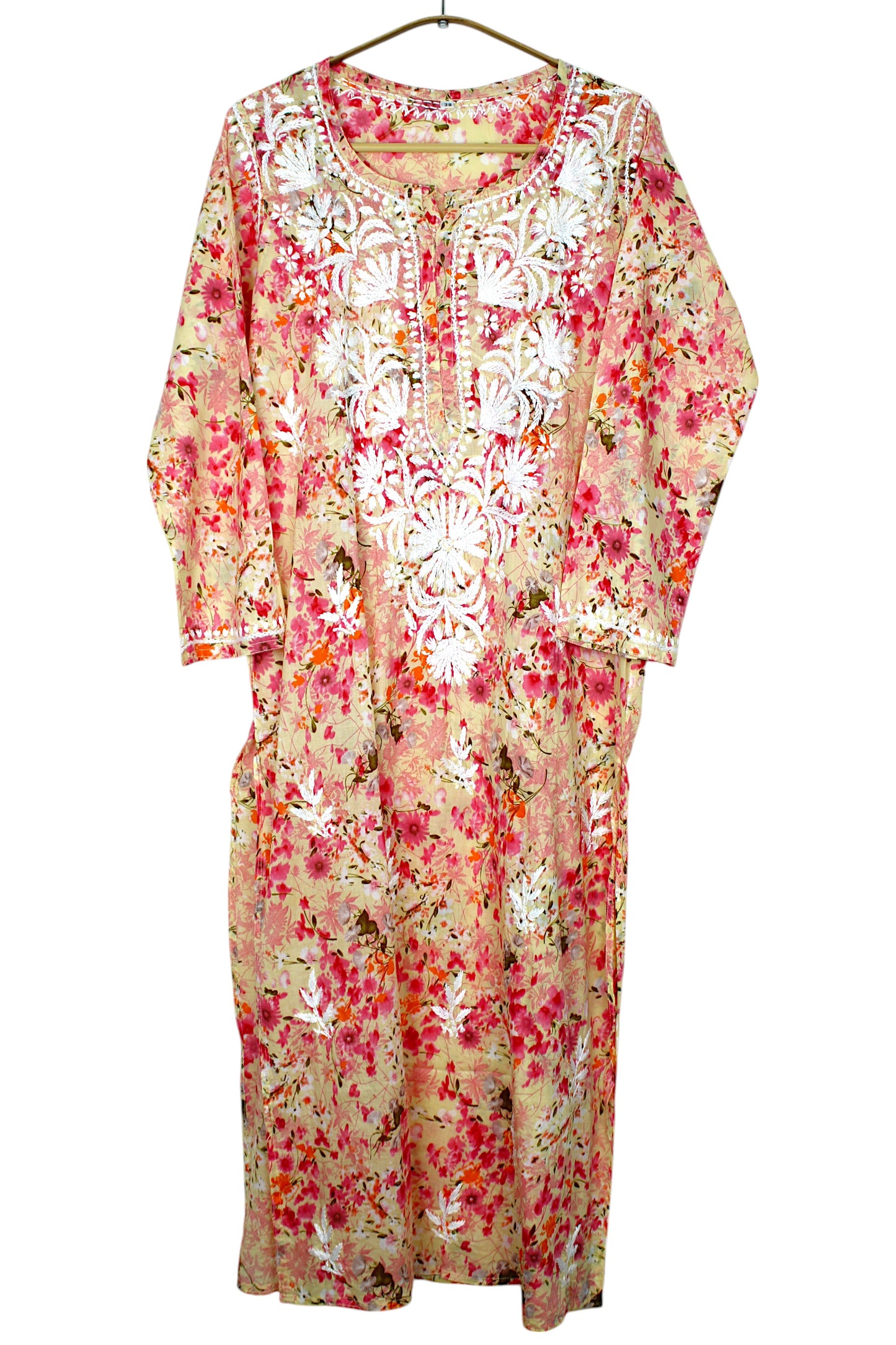 AIRA ORANGE MULMUL LONG KURTA
