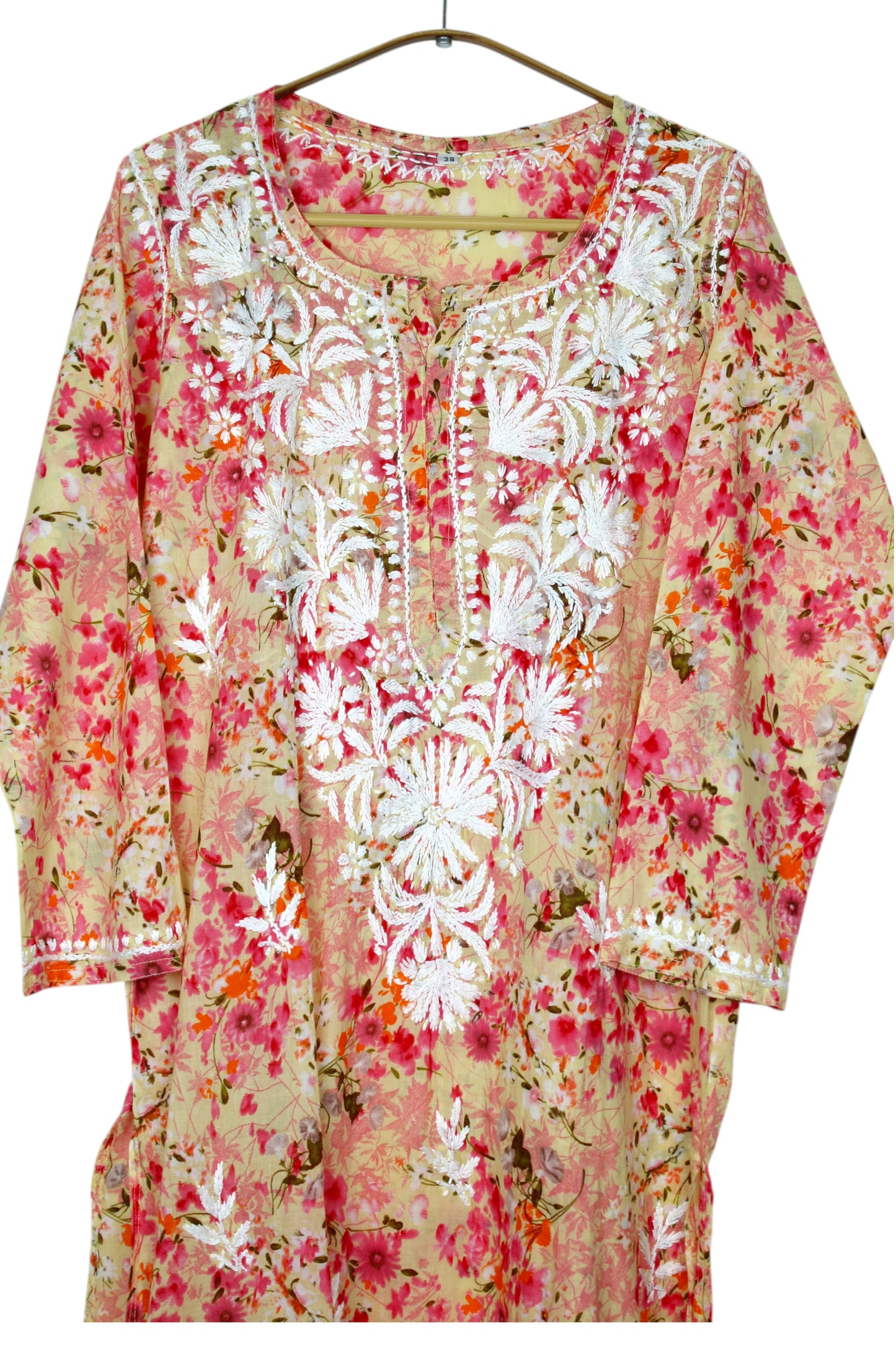 AIRA ORANGE MULMUL LONG KURTA
