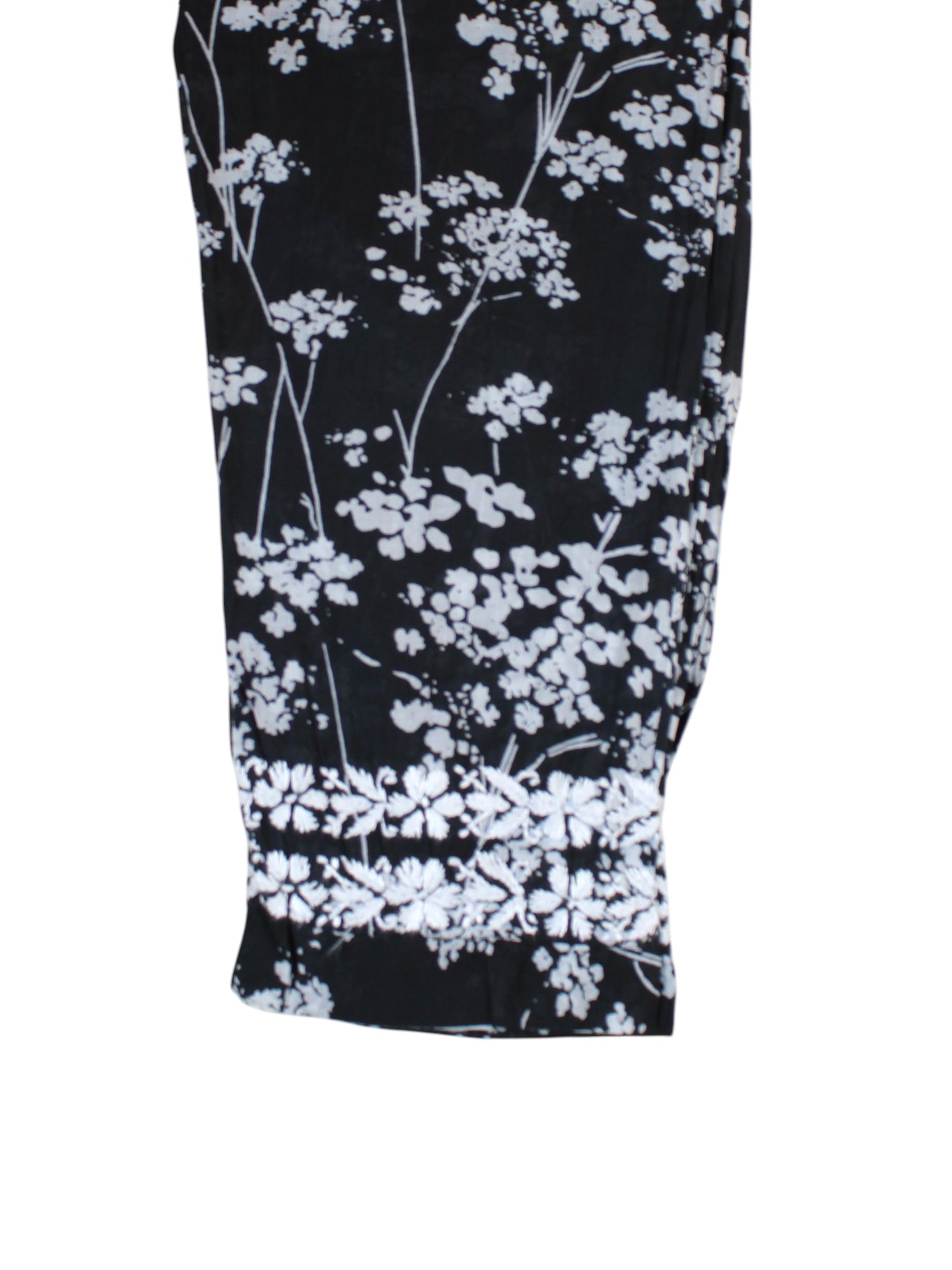 TUBA BLACK MULMUL PRINTED KURTA WITH PANT