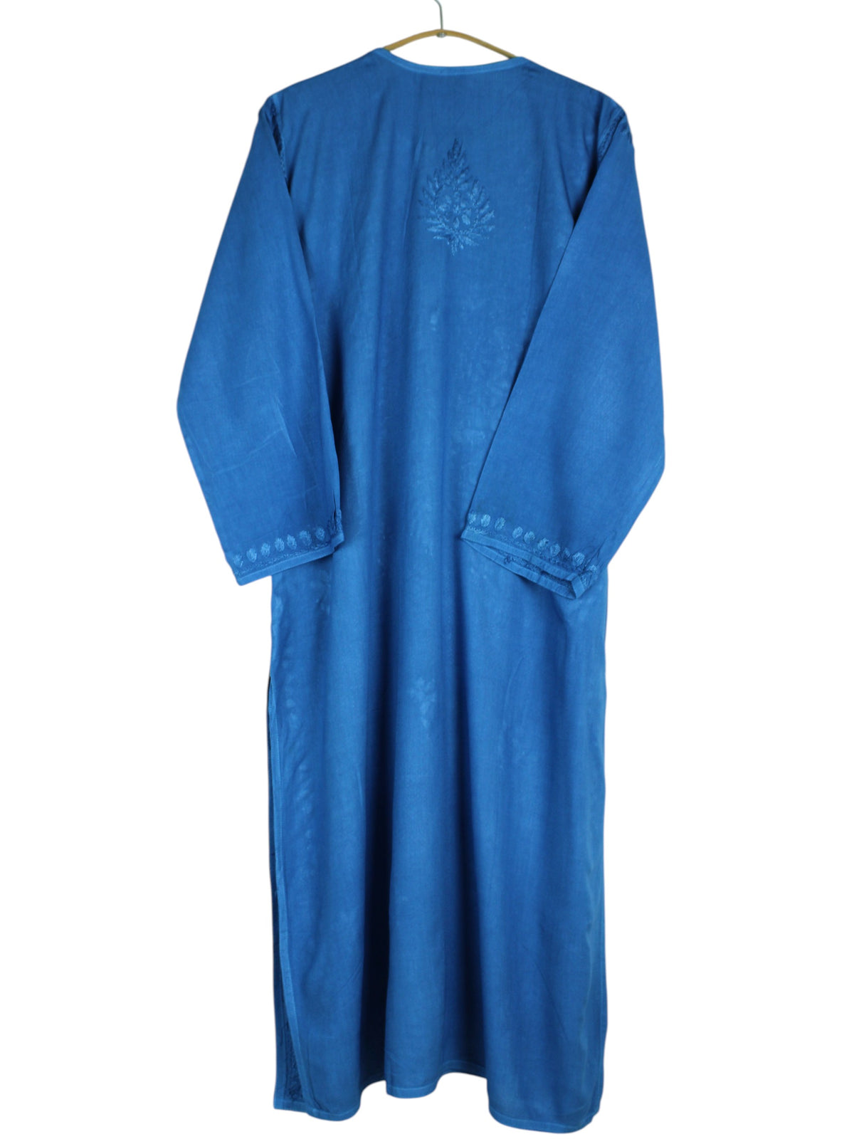 MEHER ROYAL BLUE RAYON LONG KURTA