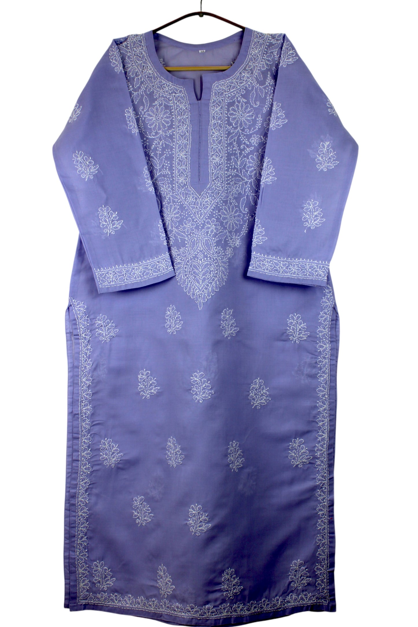IRA LAVENDER COTTON LONG KURTA