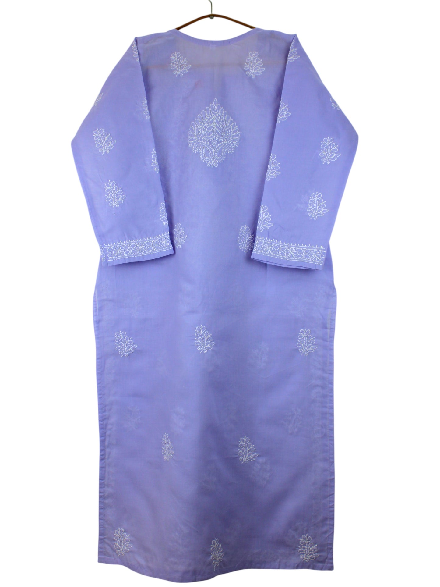 IRA LAVENDER VOILE COTTON LONG KURTA