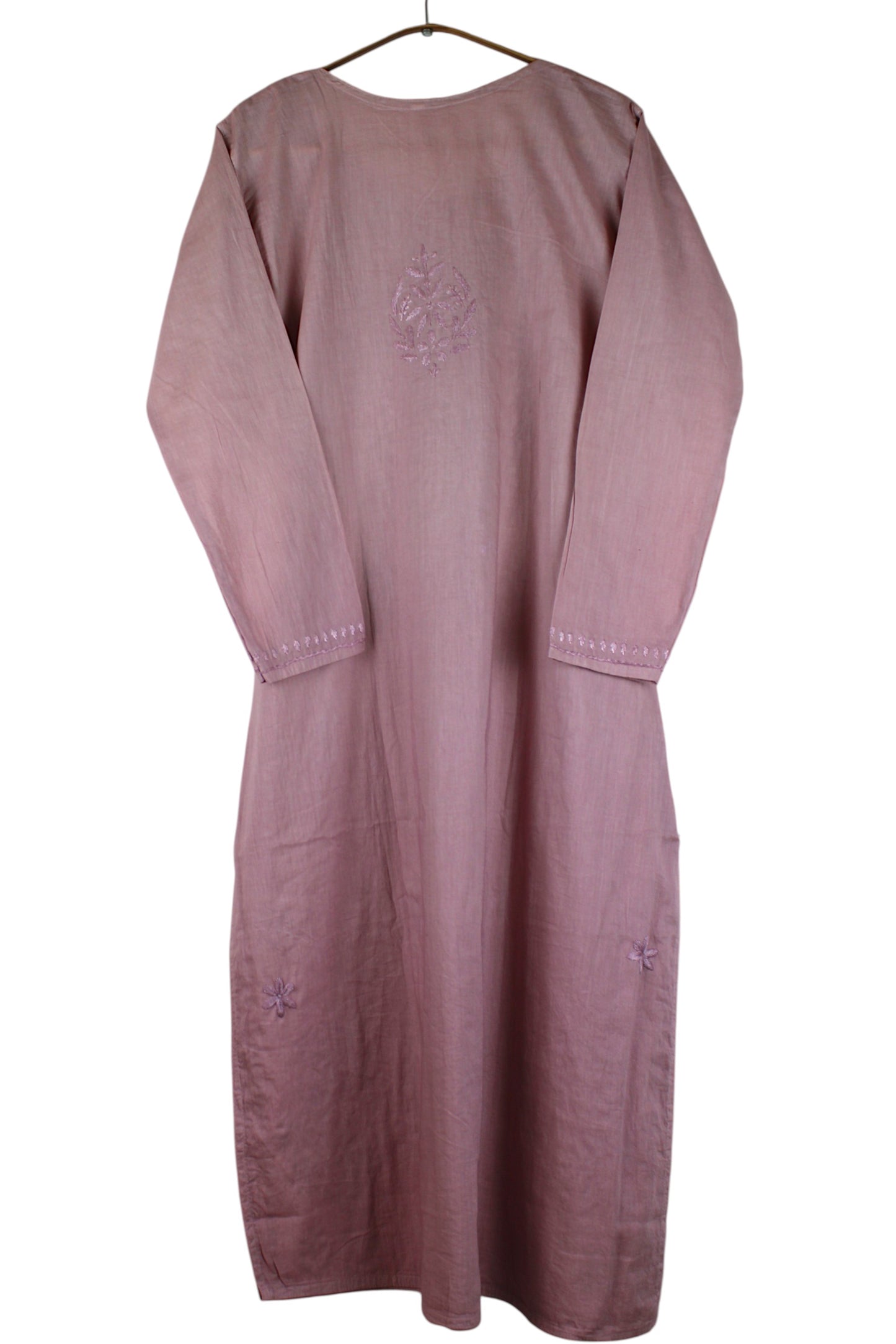 KIRAN MAUVE COTTON LONG KURTA