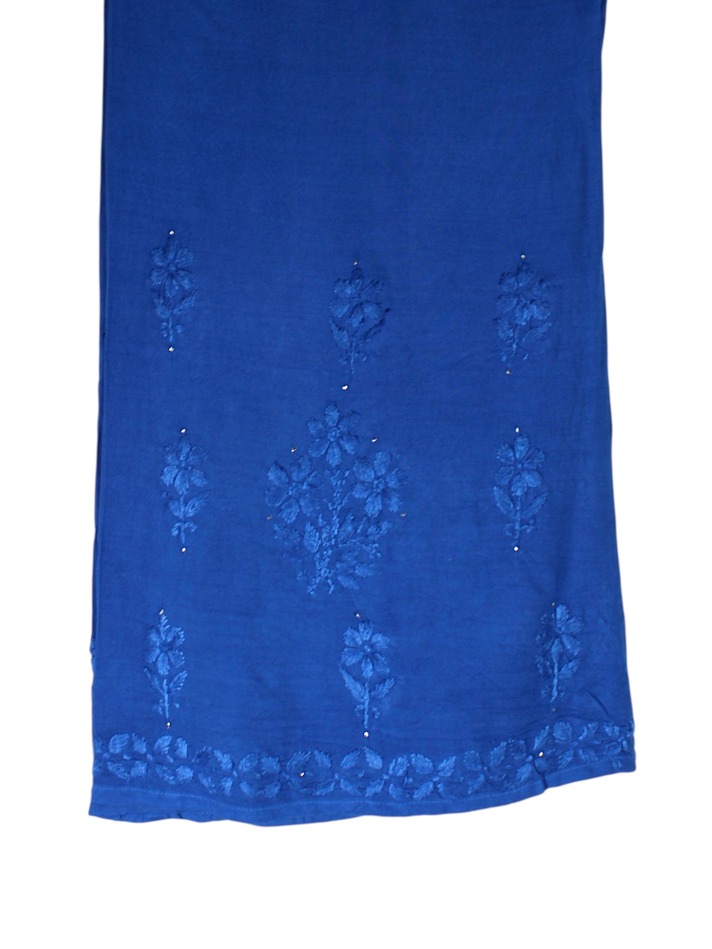 RUHAIRA ROYAL BLUE RAYON KURTA SET