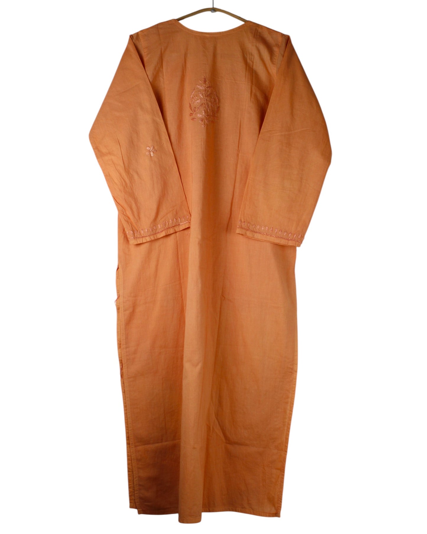 KIRAN APRICOT SHADE COTTON LONG KURTA