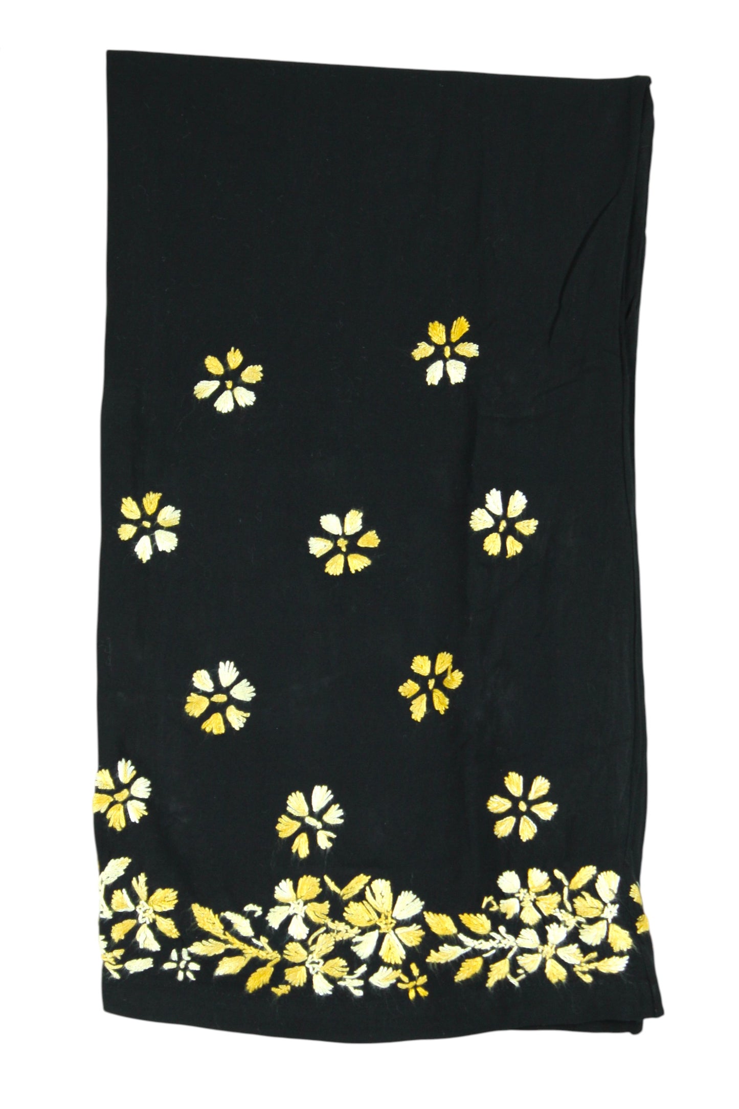 RIYA BLACK & YELLOW RAYON KURTA SET