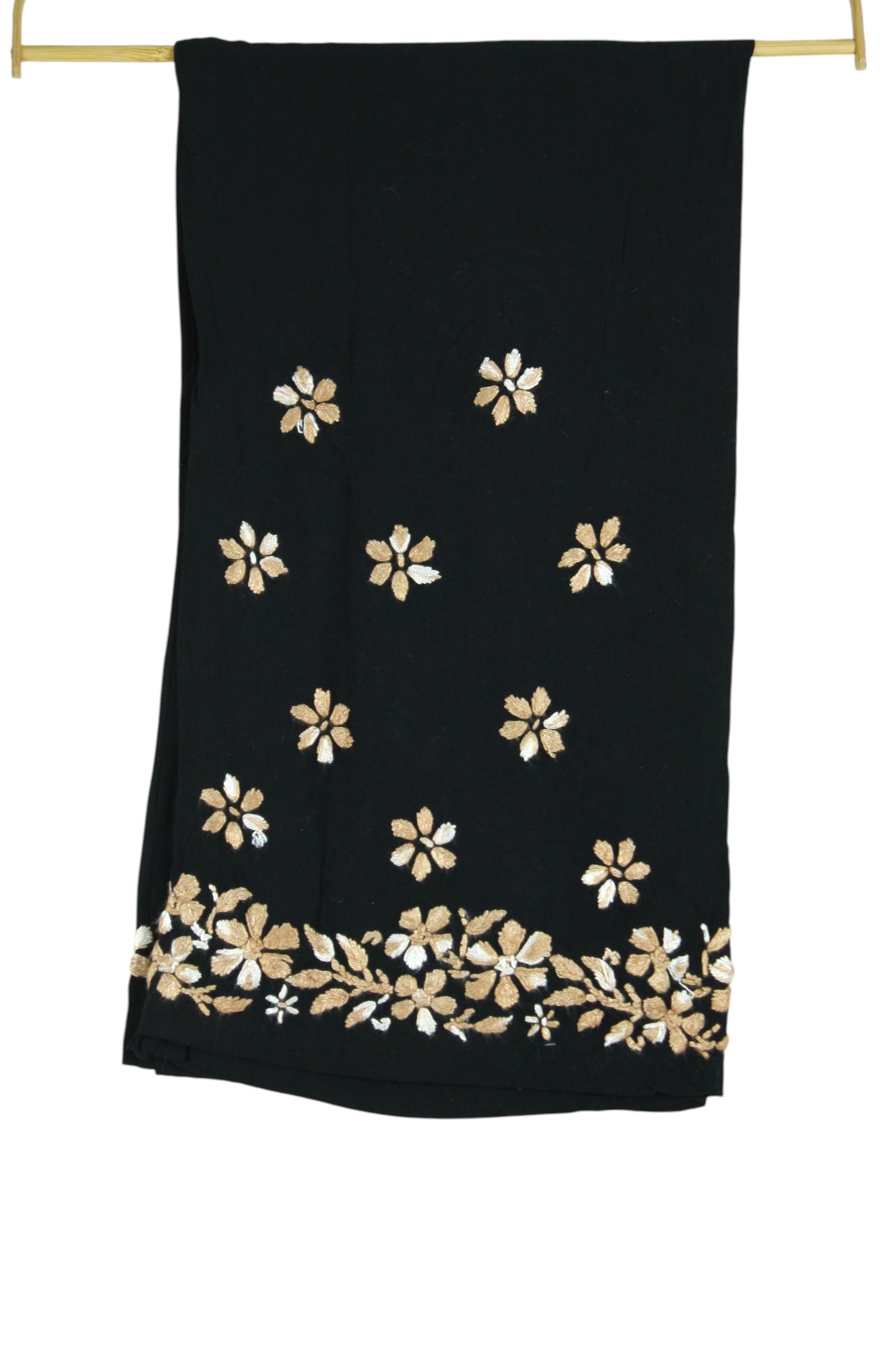 RIYA BLACK & PEACH RAYON KURTA SET