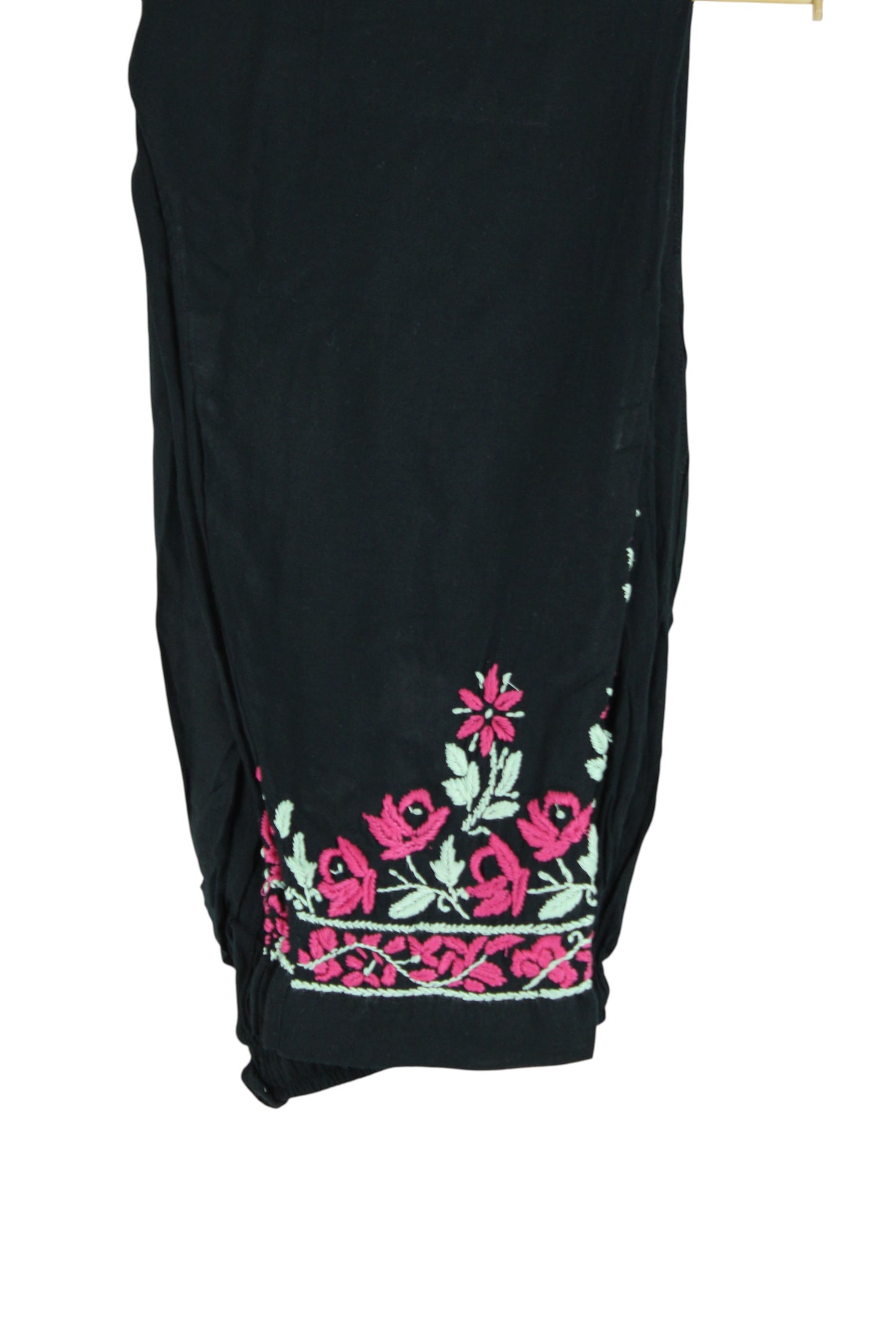 SELINA BLACK & RASPBERRY PINK PREMIUM KURTA SET
