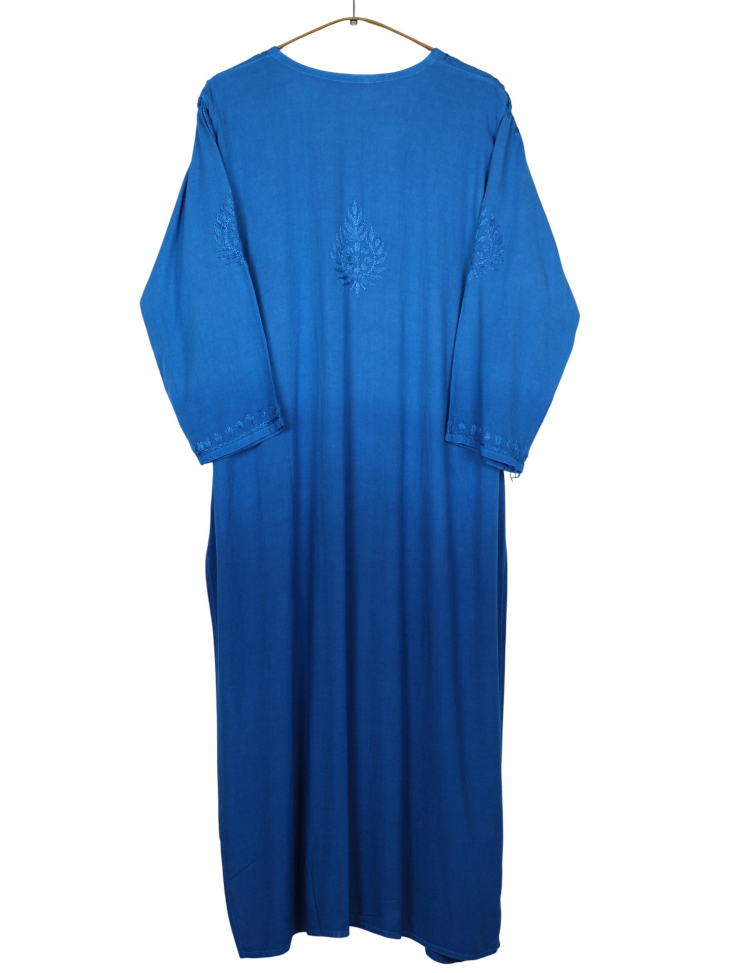 MEHEK BLUE OMBRE RAYON LONG KURTA