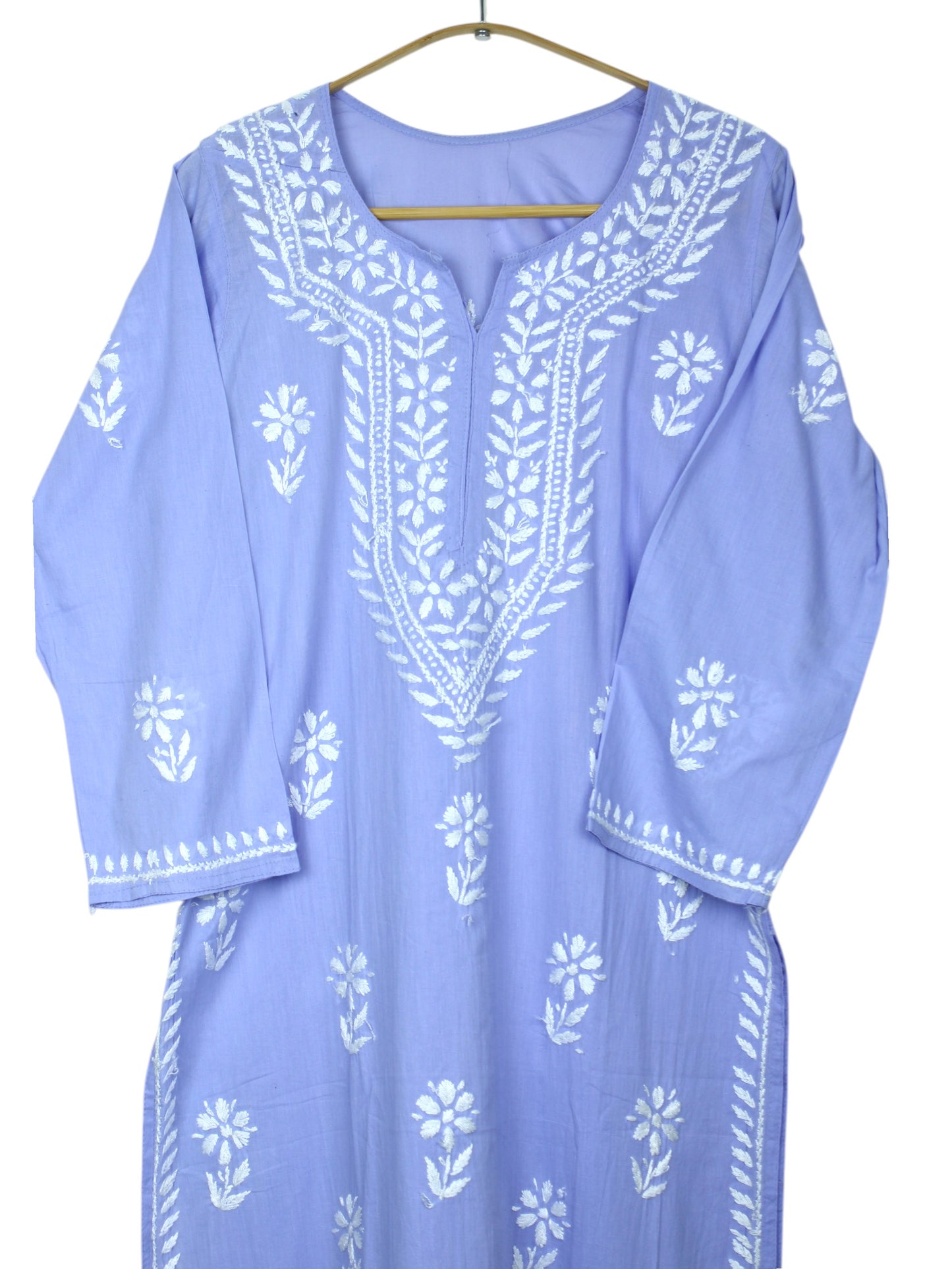 ZAINAB LAVENDER COTTON LONG KURTA