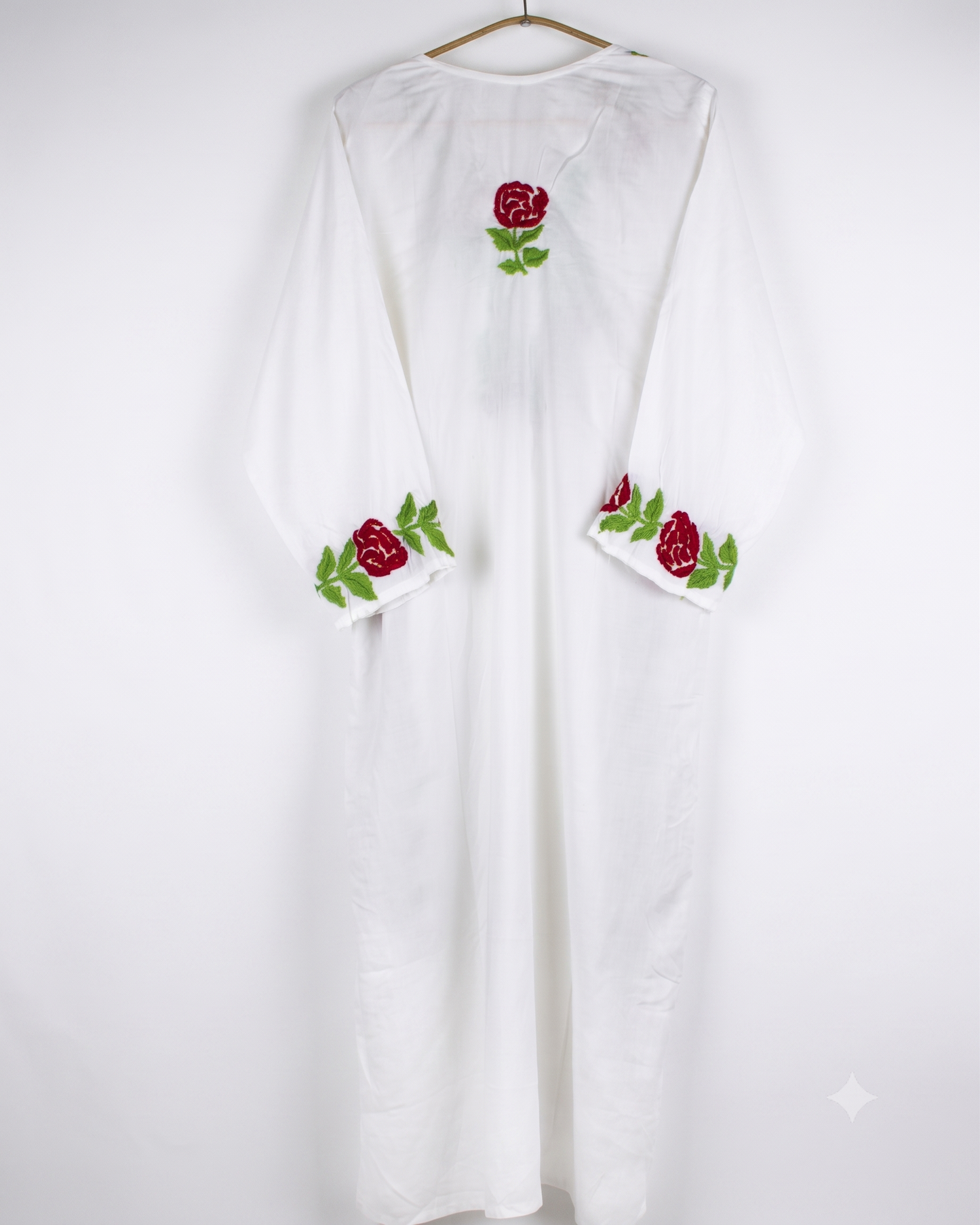 NAGMA WHITE MODAL LONG KURTA