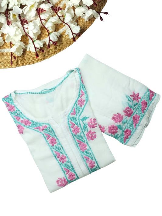 ALINA WHITE MODAL PREMIUM KURTA SET