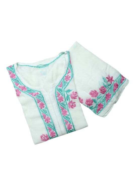 ALINA WHITE MODAL PREMIUM KURTA SET
