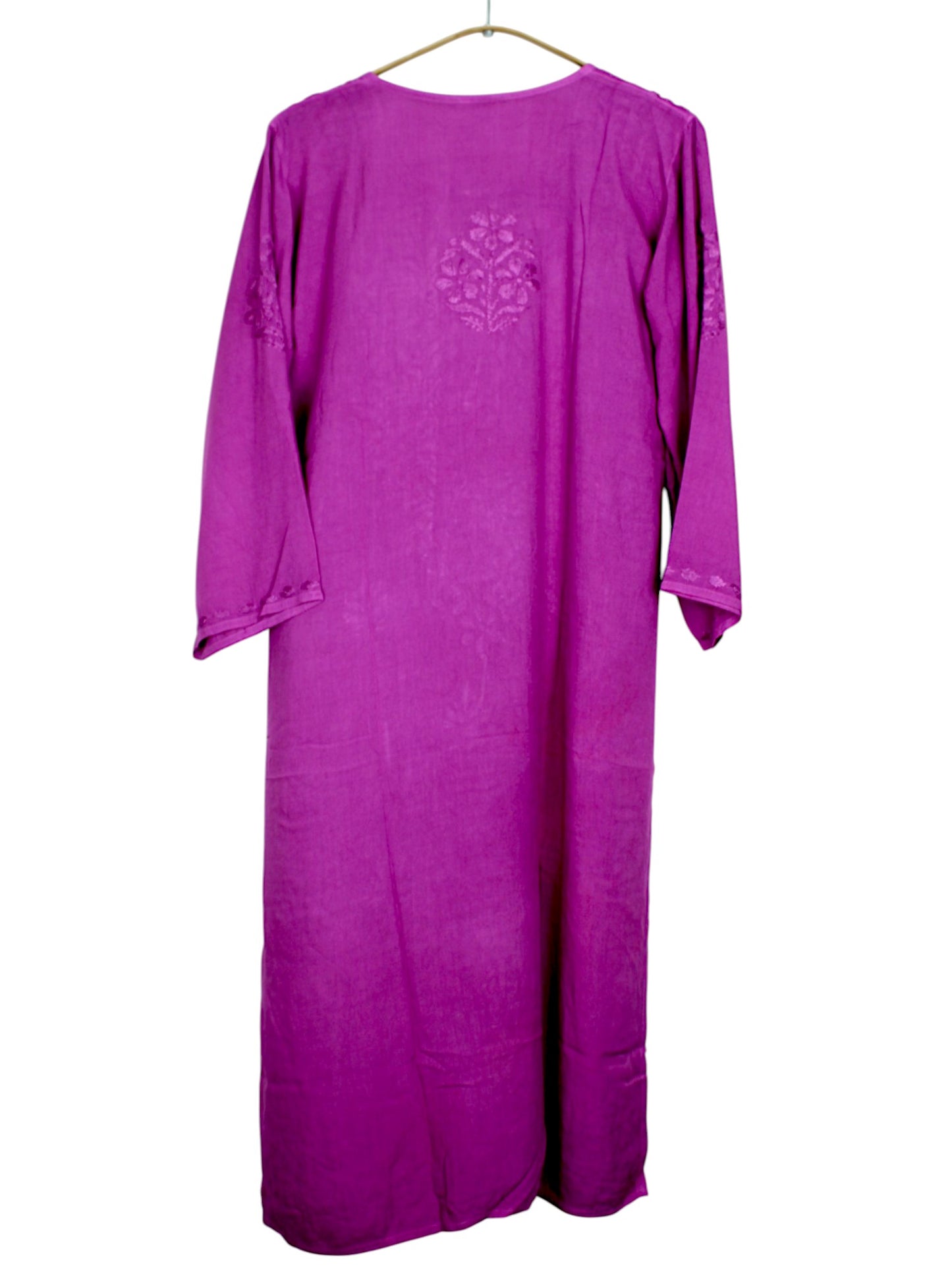 MEHER PLUM RAYON LONG KURTA