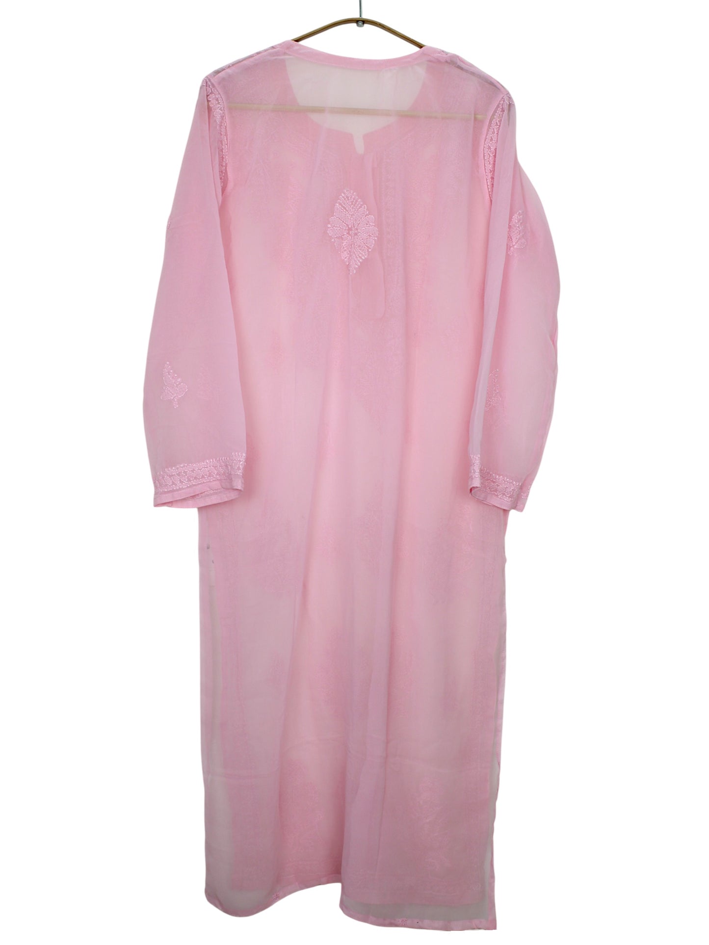 LAYLA PINK GEORGETTE LONG KURTA