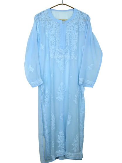 LAYLA SKY BLUE GEORGETTE KURTA