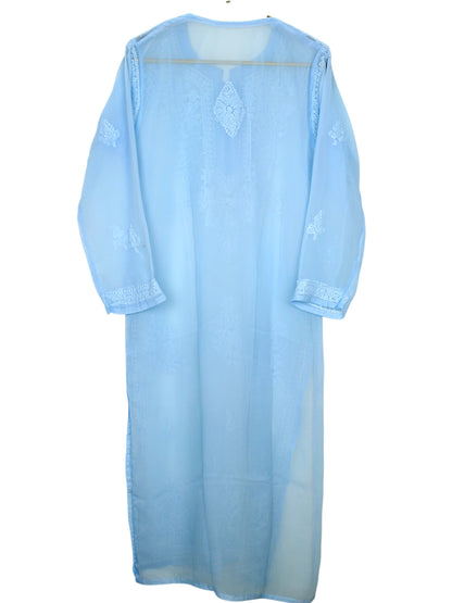 LAYLA SKY BLUE GEORGETTE KURTA