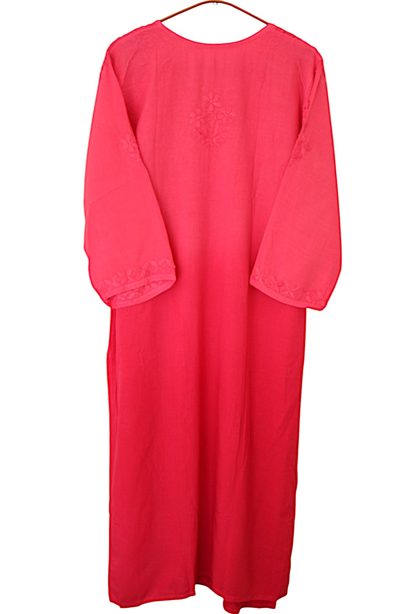 PINK DUAL SHADE RAYON KURTA PALAZZO SET