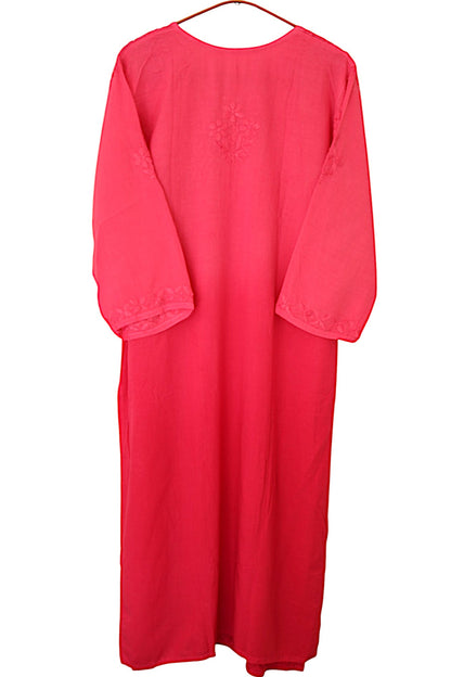 PINK DUAL SHADE RAYON KURTA PALAZZO SET