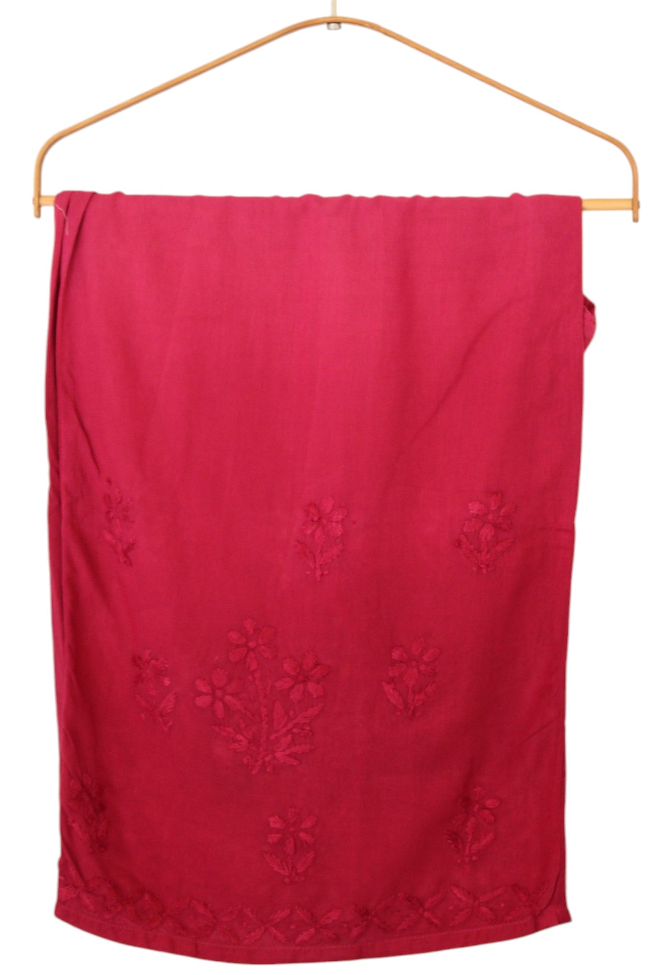 MAGENTA DUAL SHADE RAYON KURTA PALAZZO SET
