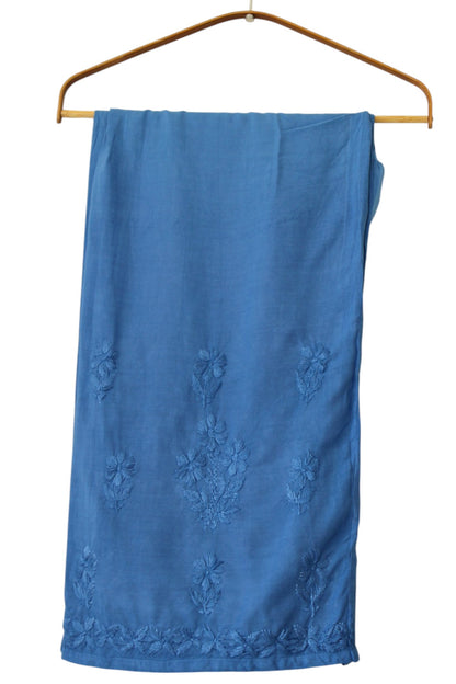 BLUE DUAL SHADE RAYON KURTA PALAZZO SET