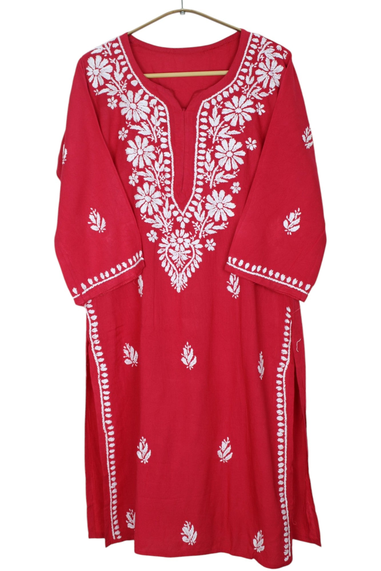 HOOR RANI PINK LONG RAYON KURTA