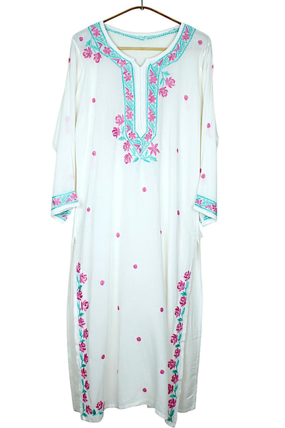 ALINA WHITE MODAL PREMIUM KURTA SET