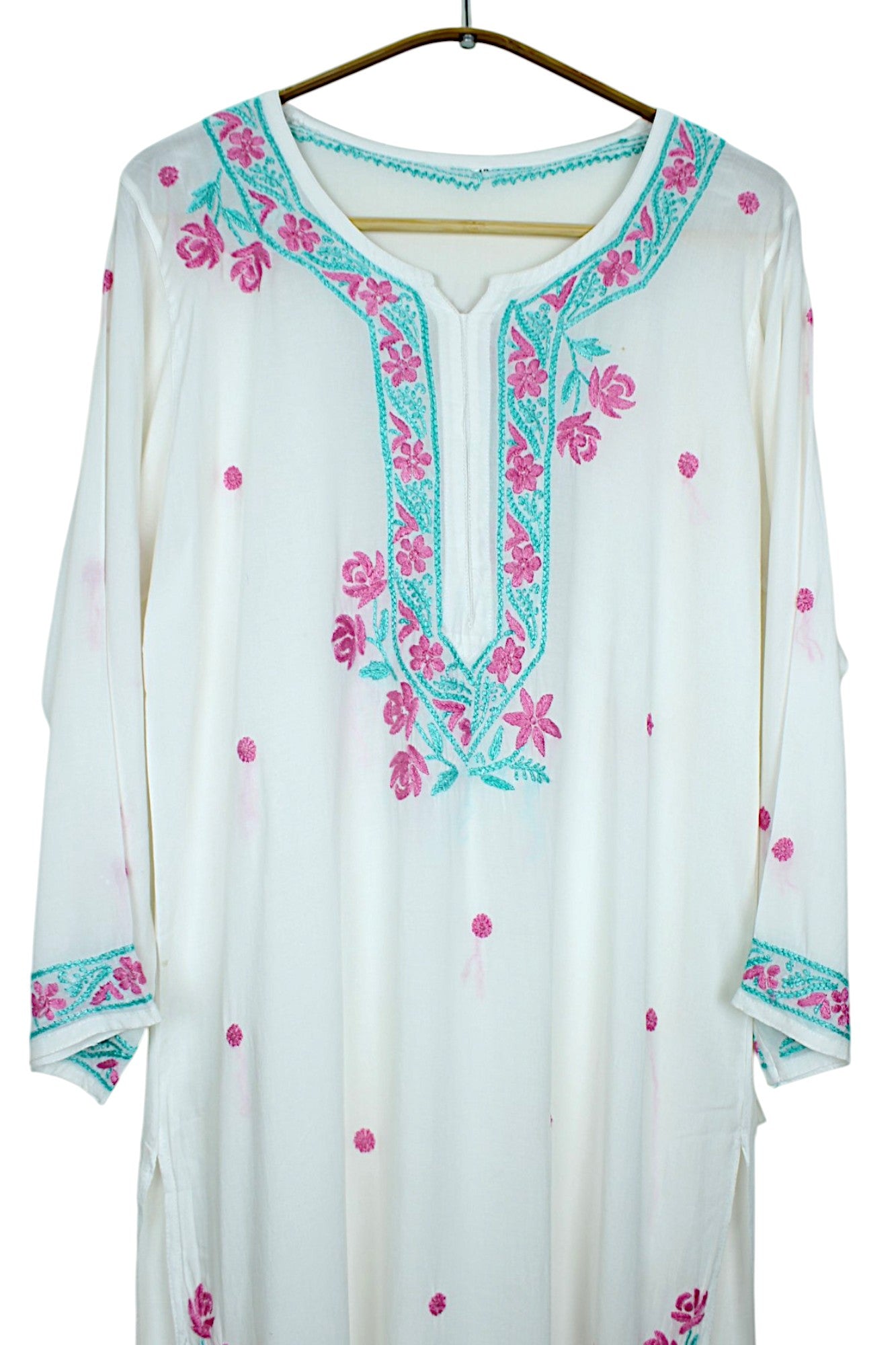 ALINA WHITE MODAL PREMIUM KURTA SET