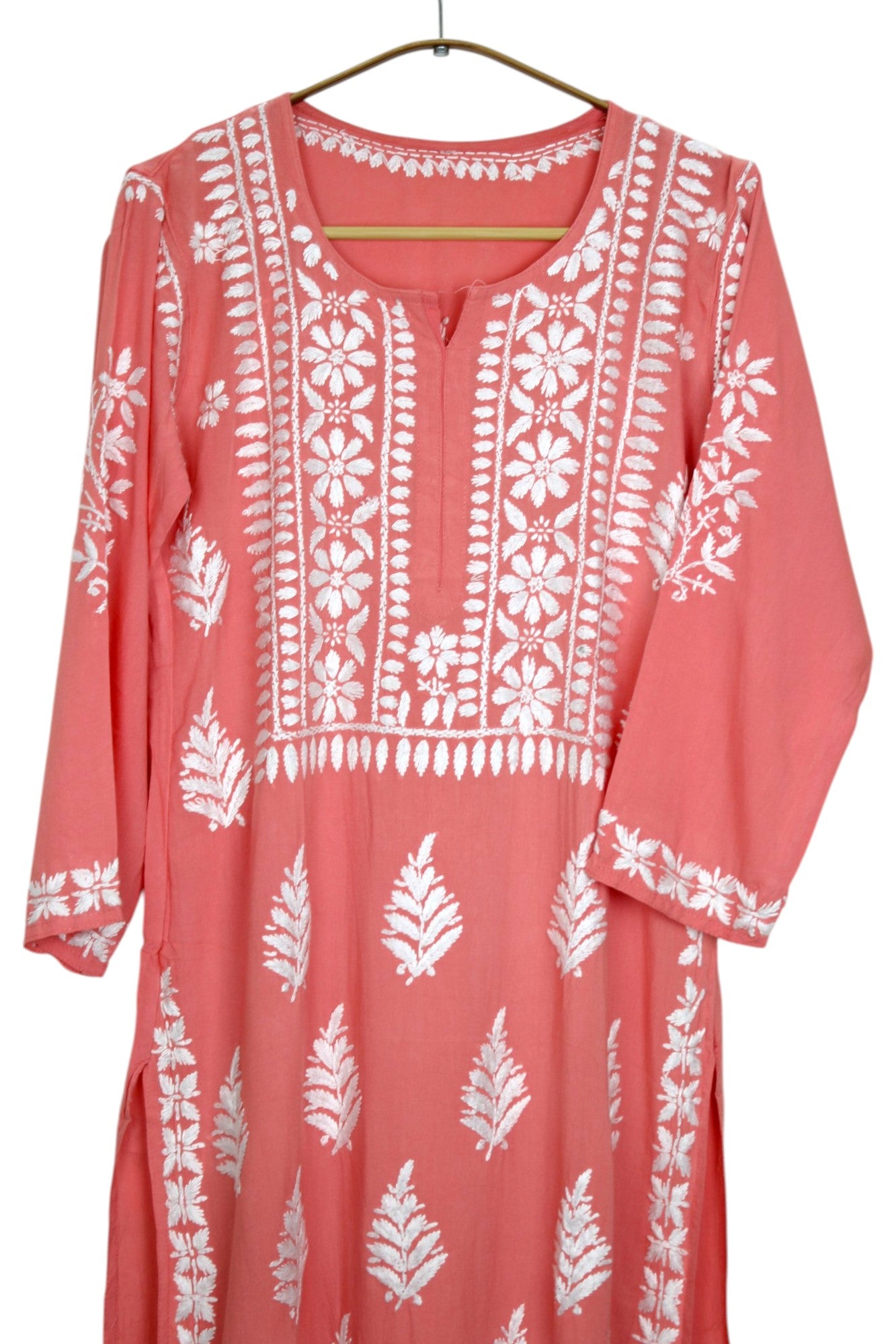 LILY PEACH LONG RAYON KURTA