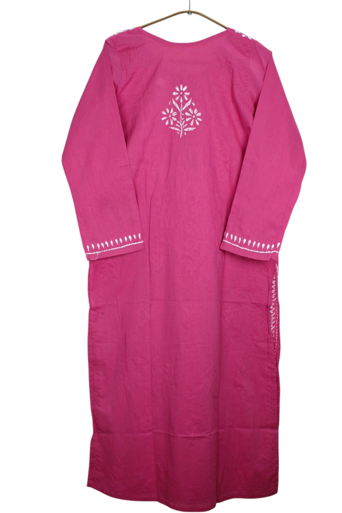 AYAT ROSE PINK COTTON LONG KURTA