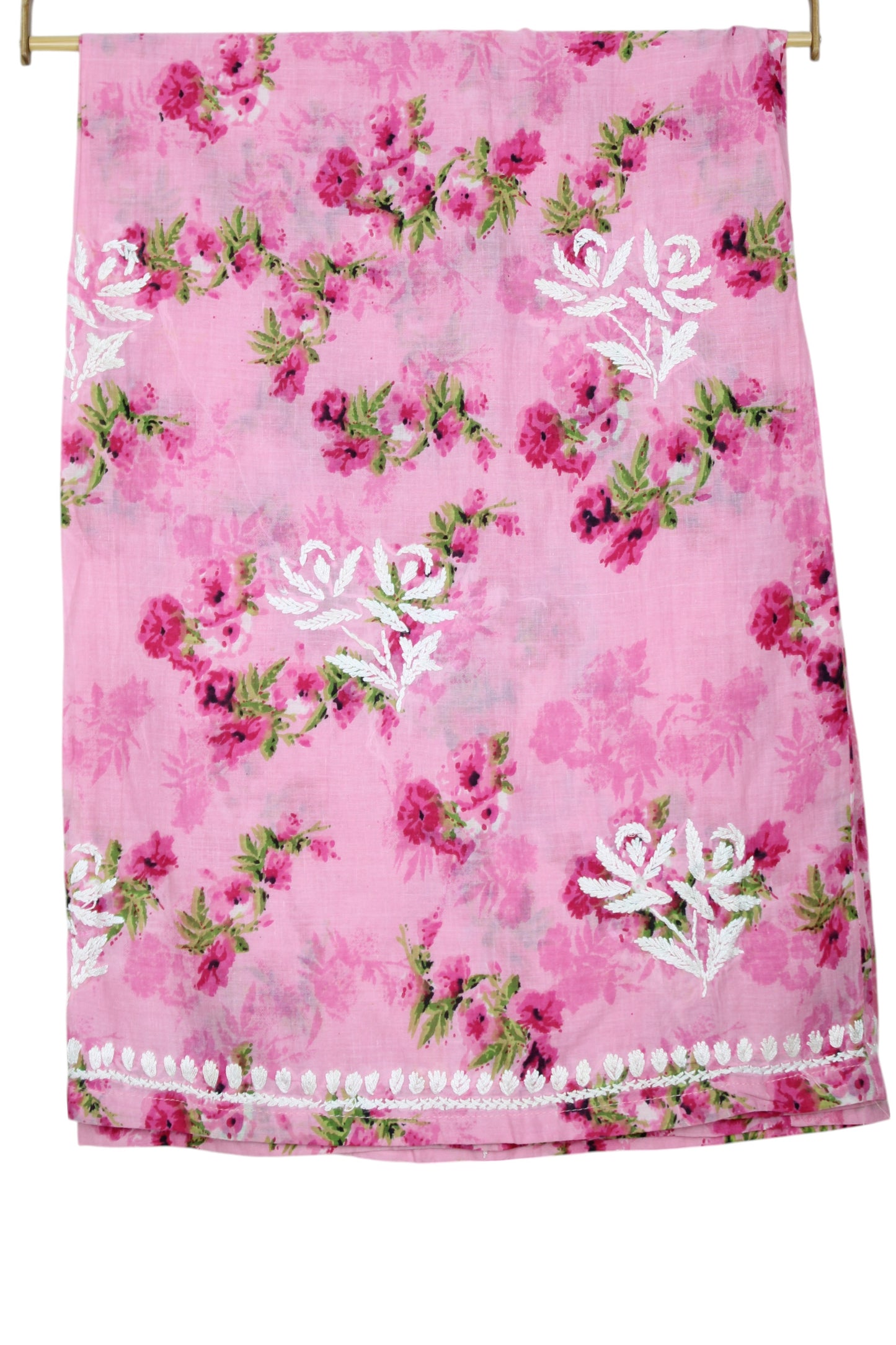 DANIA PINK LONG MULMUL KURTA SET