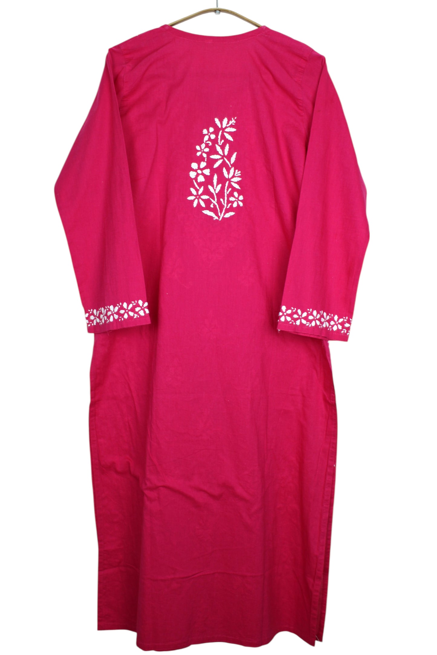 ZOYA RANI PINK COTTON LONG KURTA