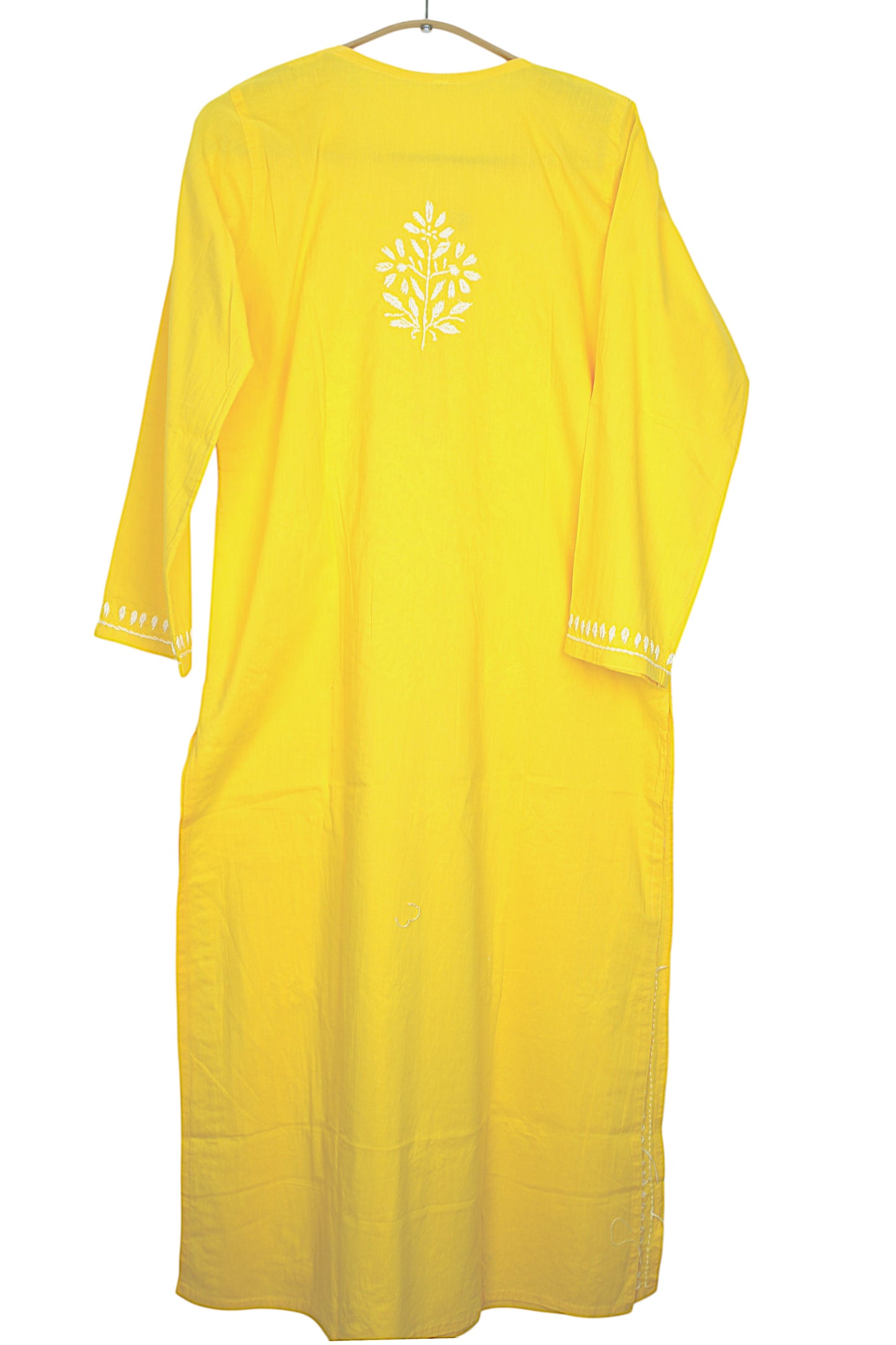 AYAT YELLOW COTTON LONG KURTA