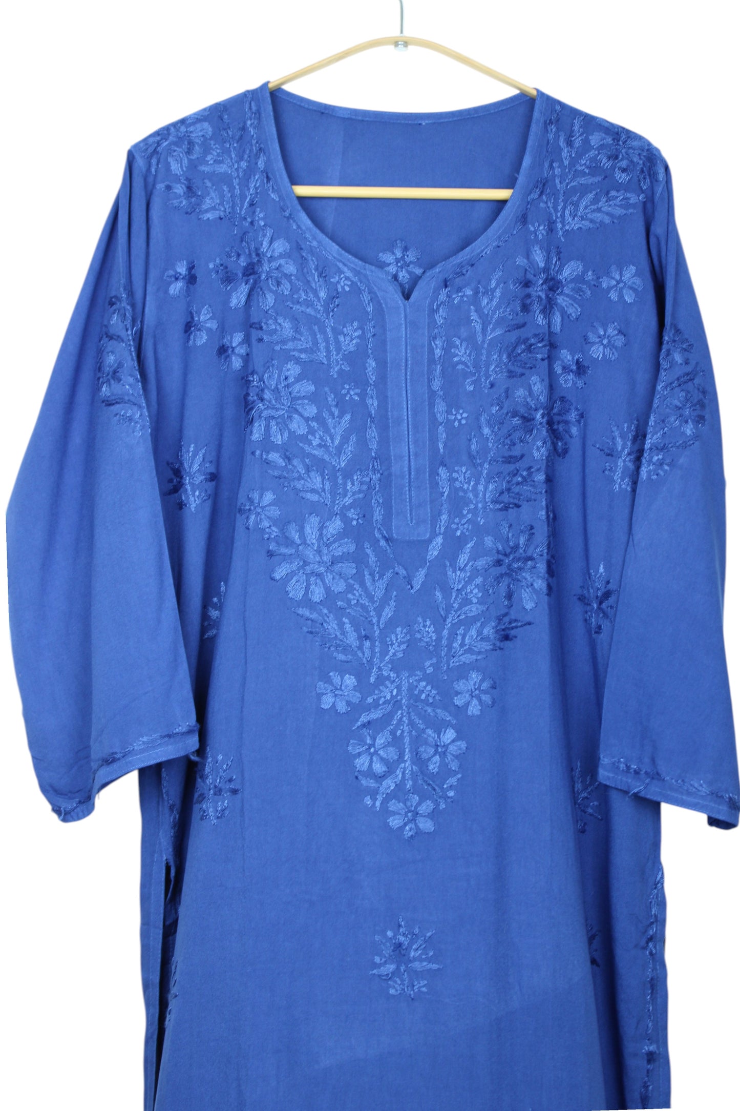 MEHER NAVY BLUE RAYON LONG KURTA