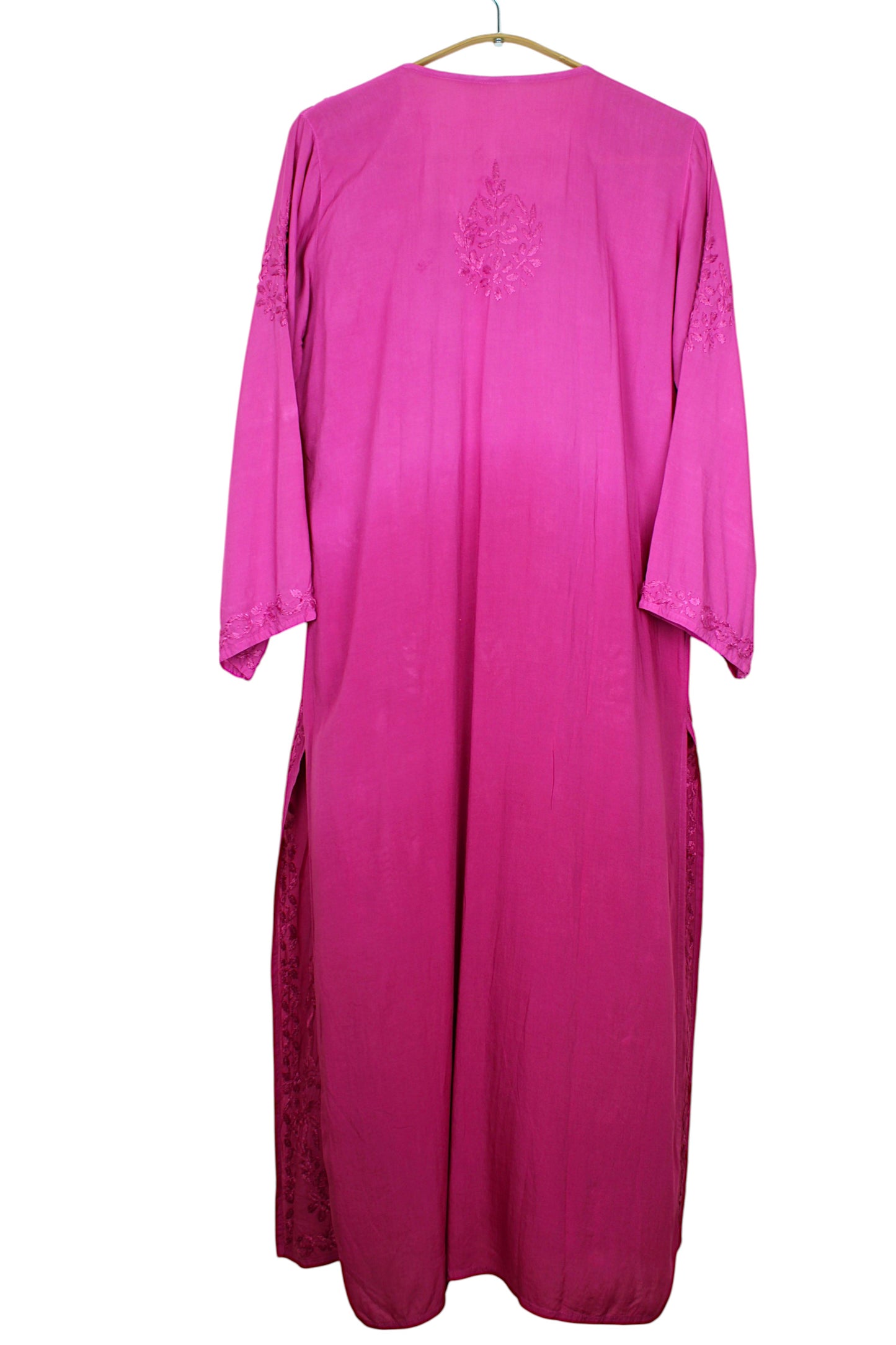 HUDA MAGENTA DUAL SHADE MODAL LONG KURTA