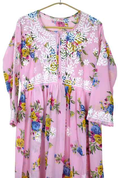 INAYA PINK GEORGETTE DRESS