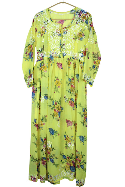 INAYA YELLOW GEORGETTE DRESS