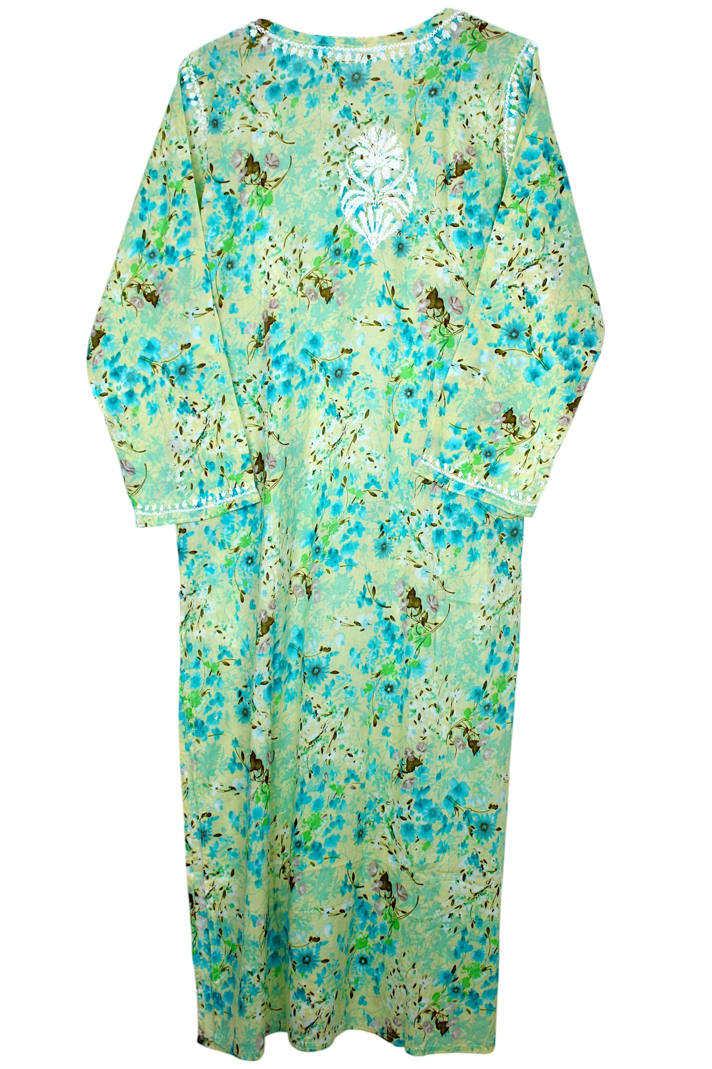 AIRA MINT GREEN MULMUL LONG KURTA