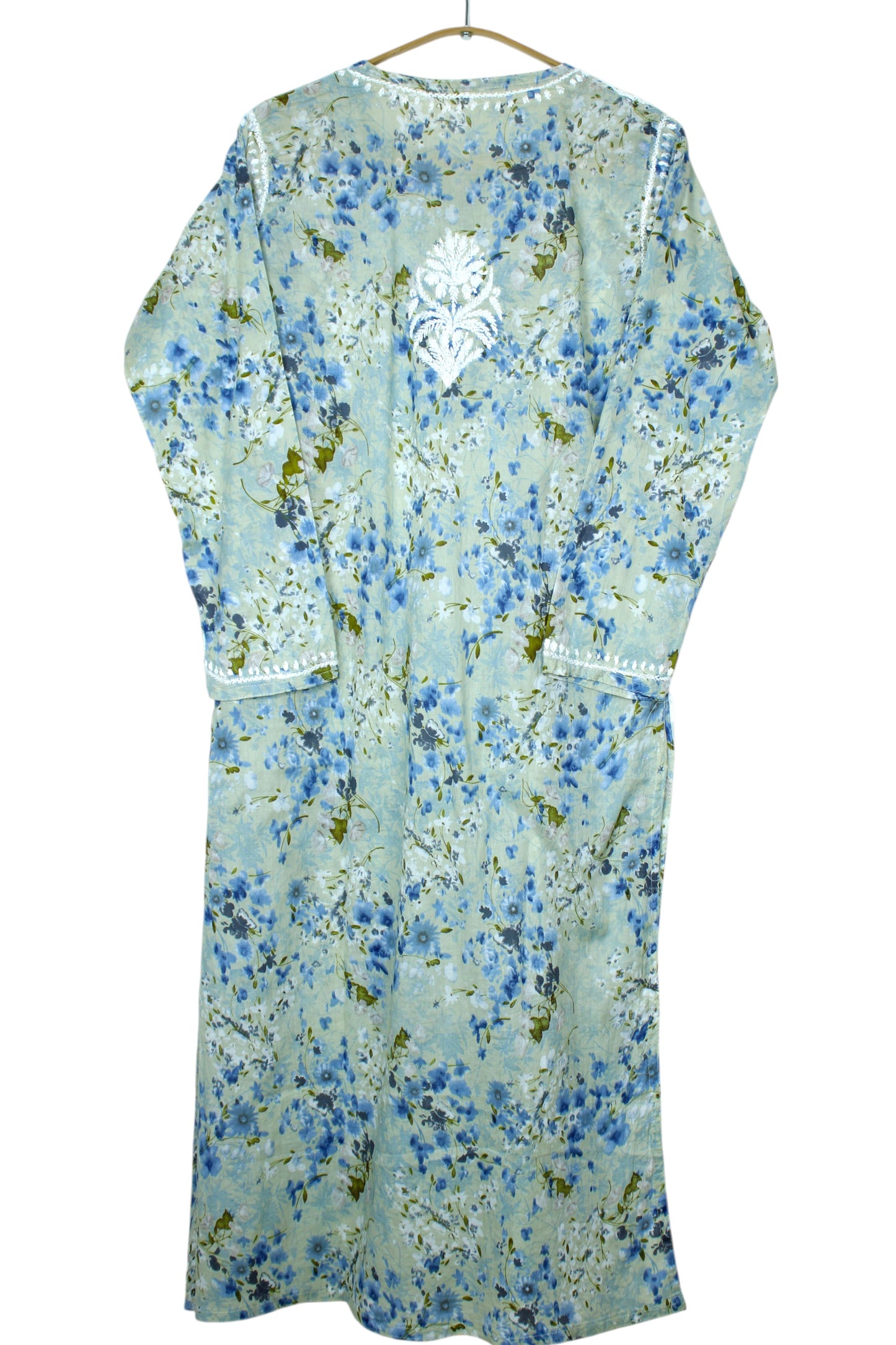 AIRA BLUE MULMUL LONG KURTA