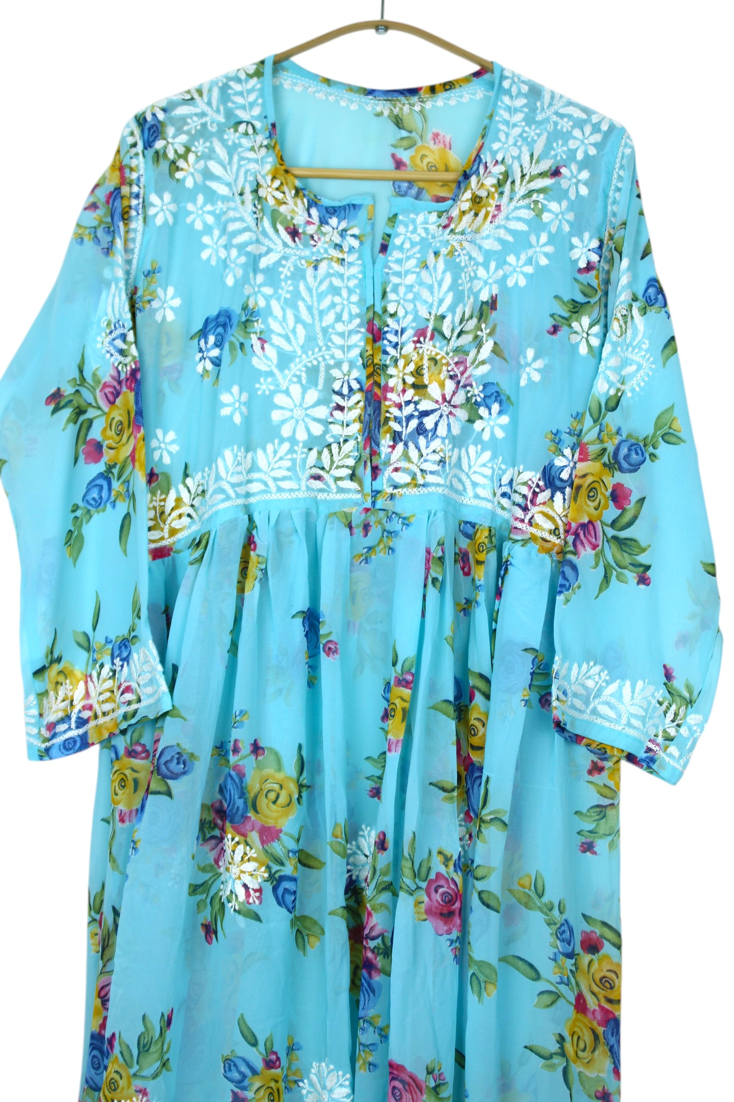 INAYA BLUE GEORGETTE DRESS