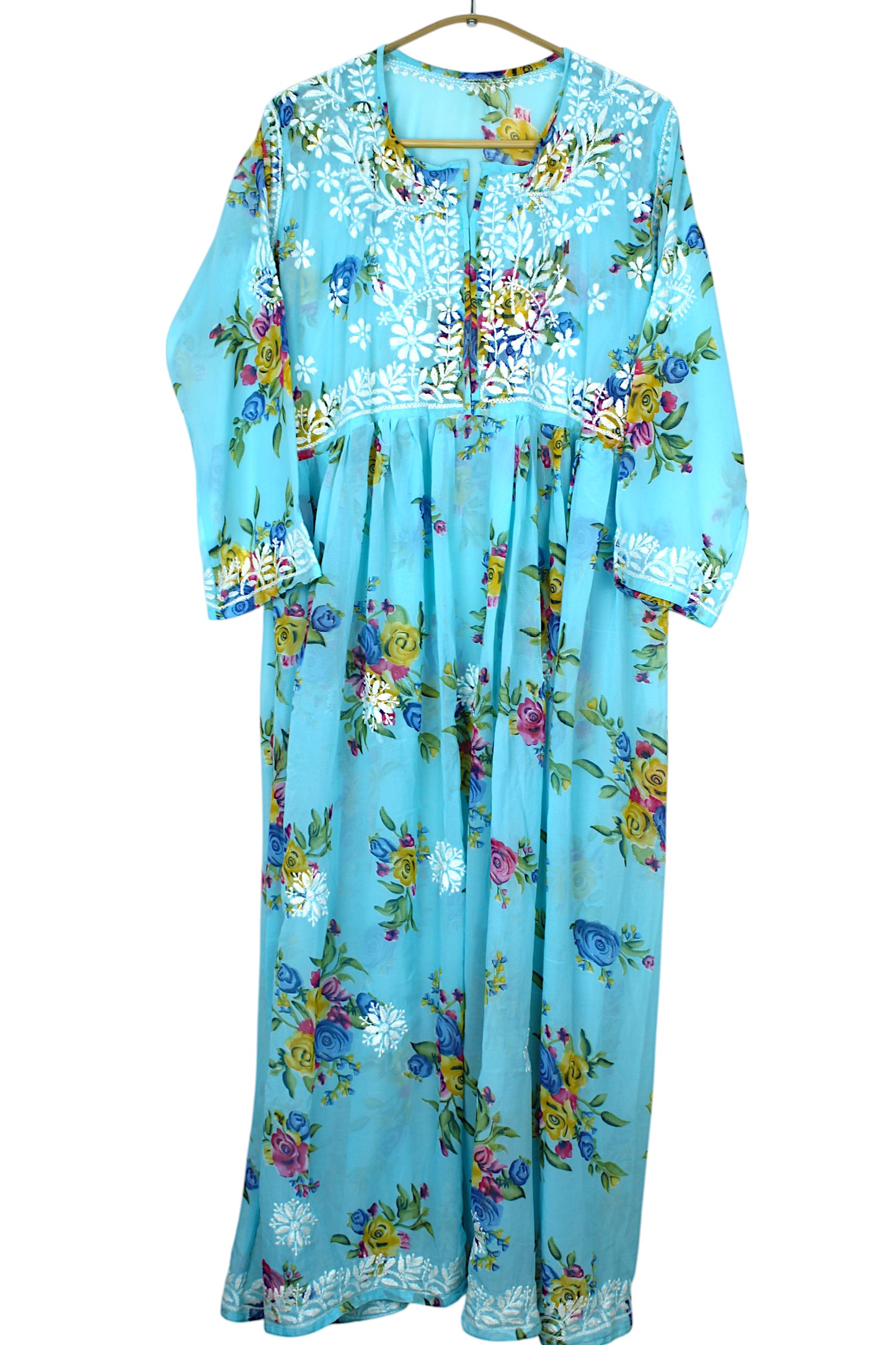 INAYA BLUE GEORGETTE DRESS