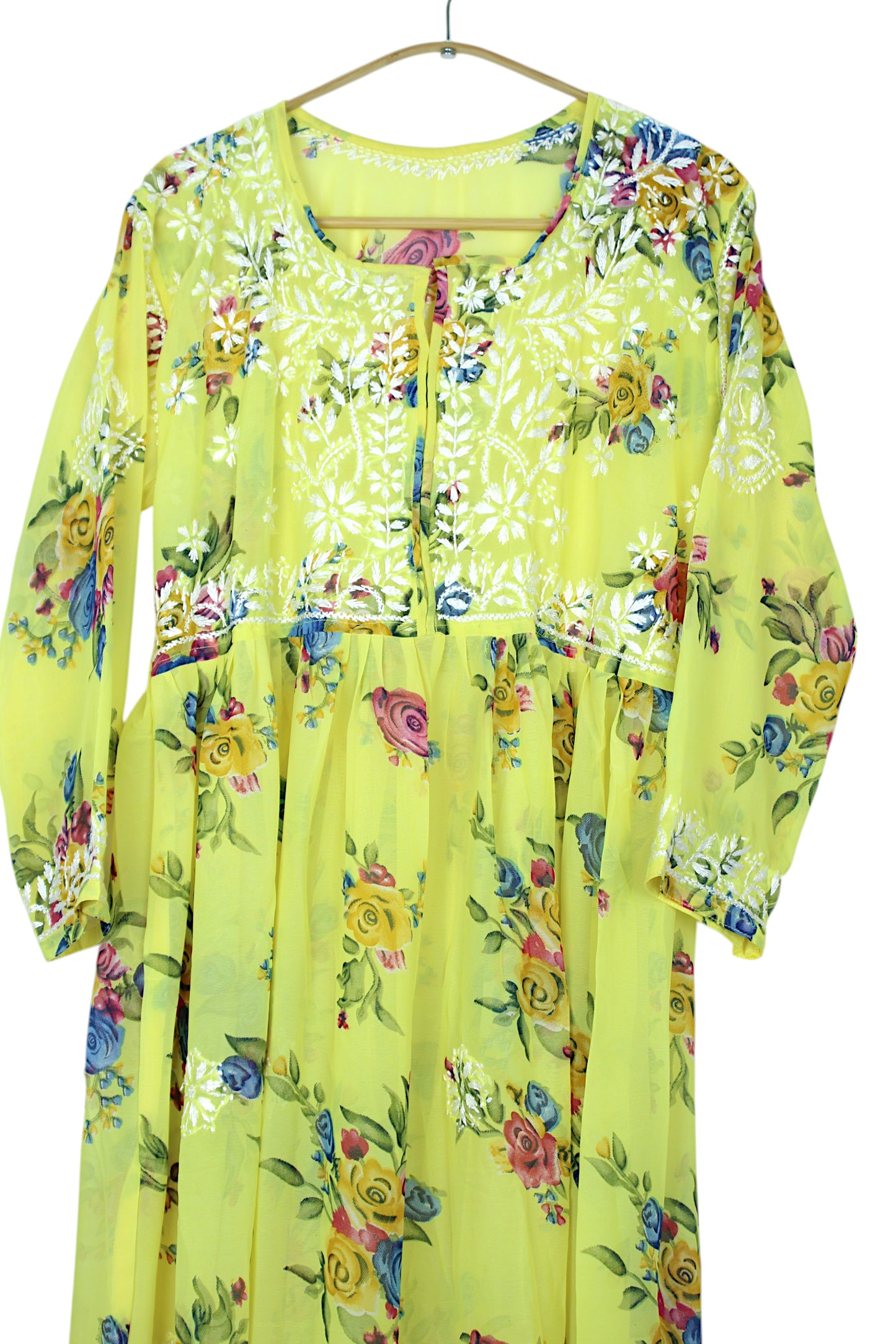 INAYA YELLOW GEORGETTE DRESS