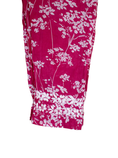 TUBA PINK MULMUL PRINTED KURTA WITH PANT