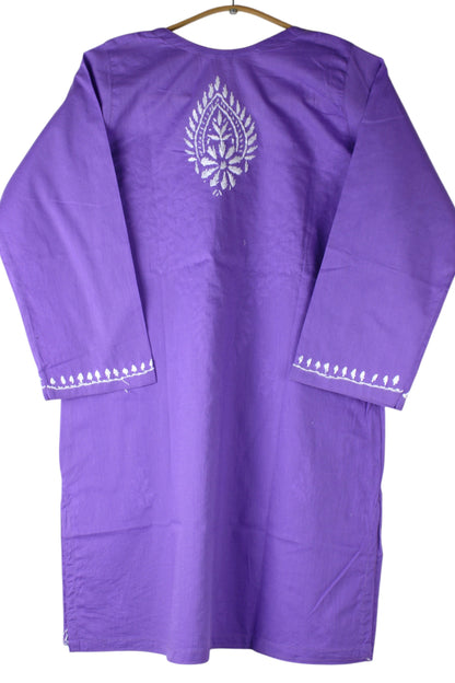 SUHANI LAVENDER COTTON SHORT KURTA