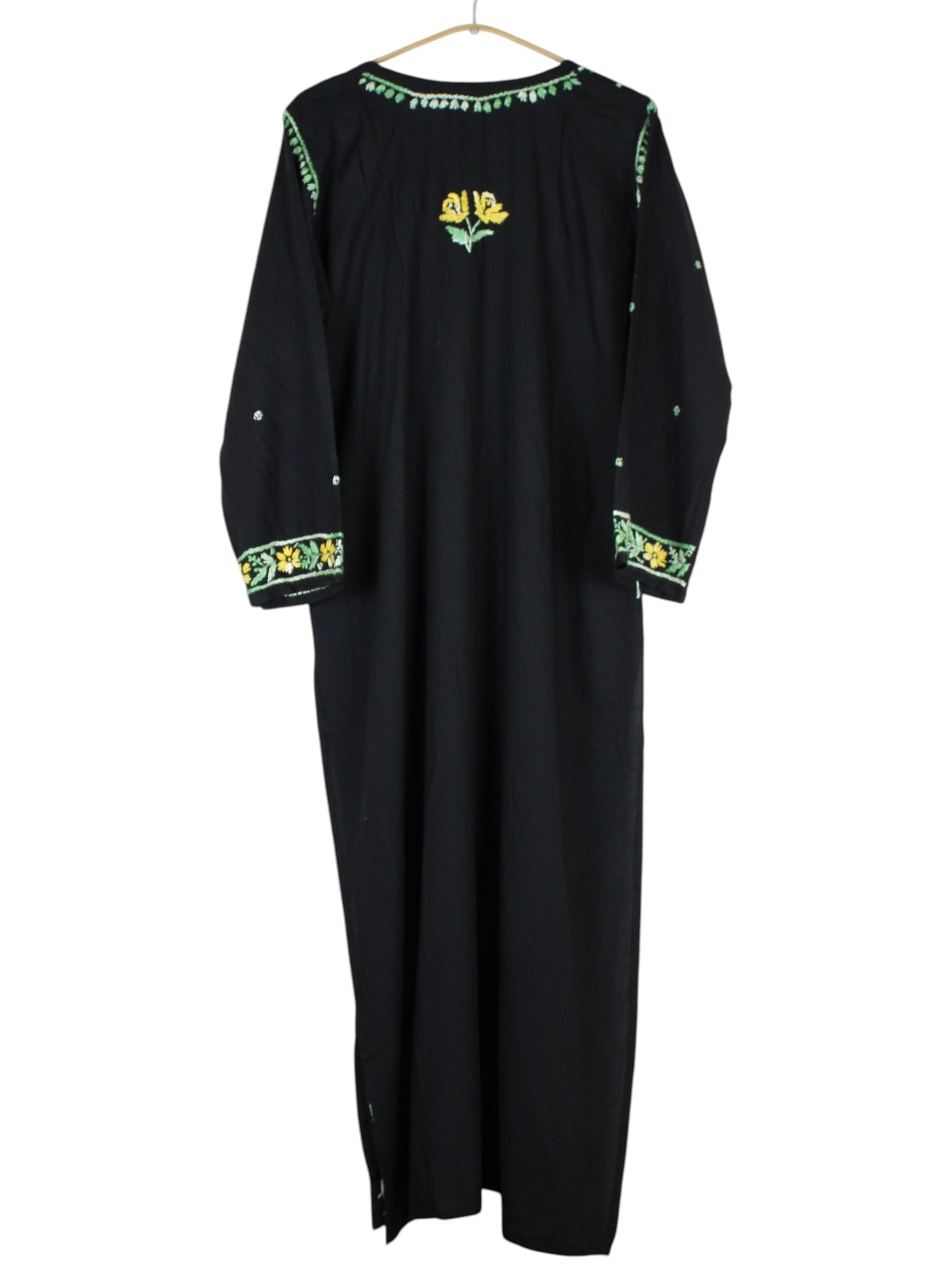 IRINA BLACK & YELLOW PREMIUM RAYON KURTA SET