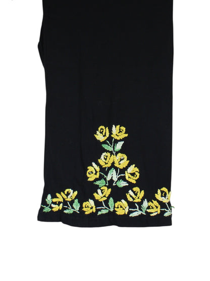 IRINA BLACK & YELLOW PREMIUM RAYON KURTA SET