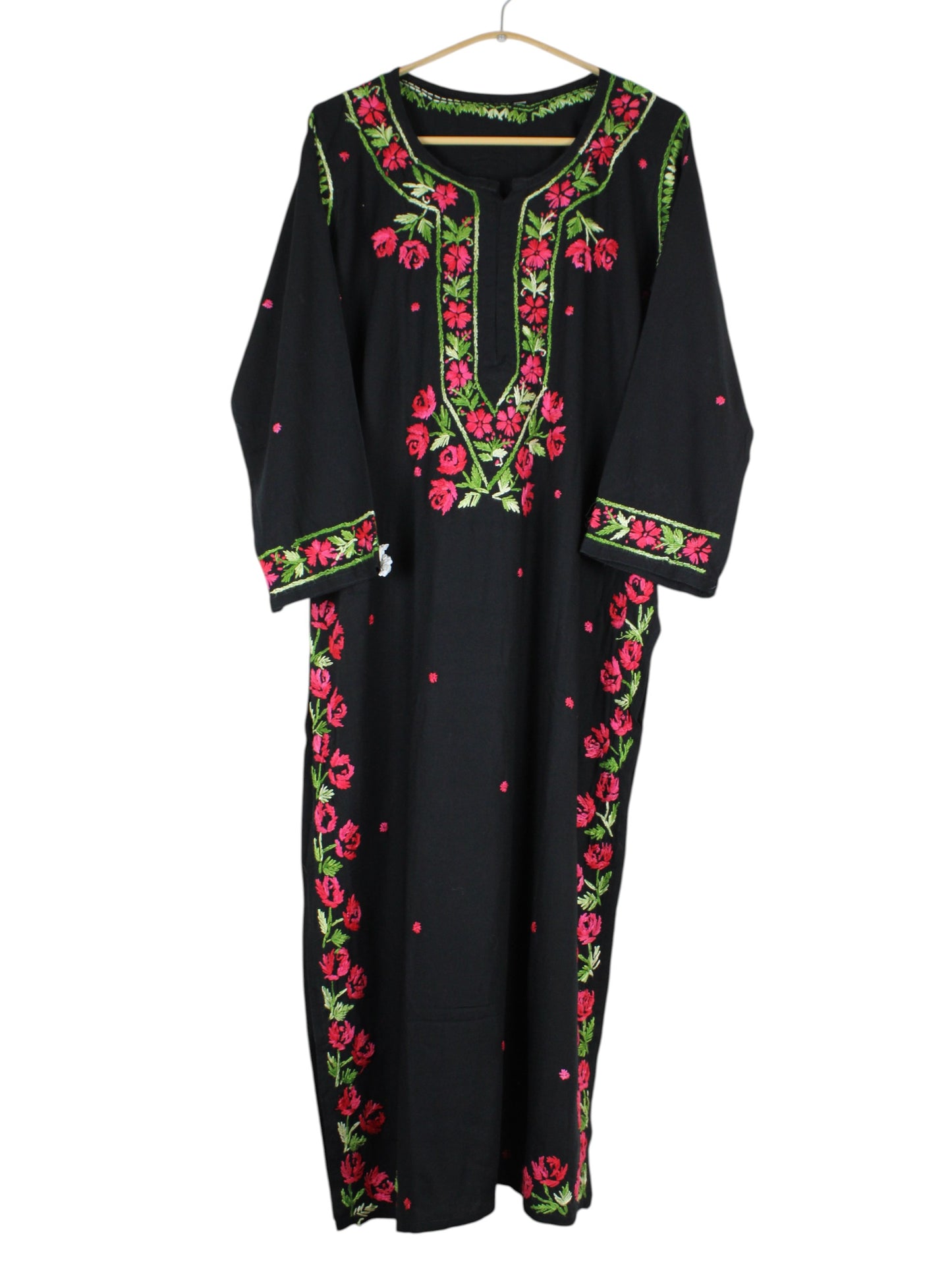 IRINA BLACK & ROSE RED PREMIUM RAYON KURTA SET
