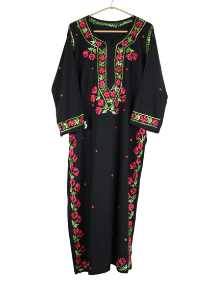 IRINA BLACK & ROSE RED PREMIUM RAYON KURTA SET